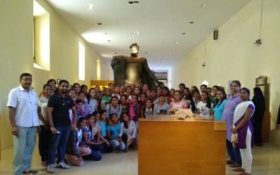 CARMELITE NSS CAMPERS ON A SOCIAL MISSION AT OLD GOA