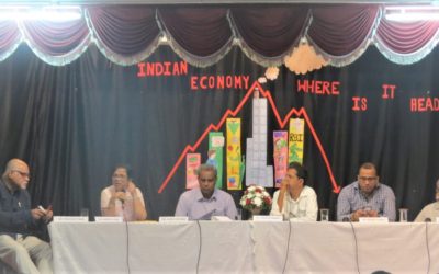 CURRENT STATE OF INDIAN ECONOMY DISCUSSED AT PANEL DISCUSSION HELD AT CARMEL COLLEGE