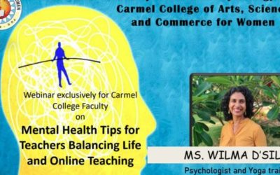 WEBINAR ON MENTAL HEALTH TIPS FOR TEACHERS BALANCING LIFE AND ONLINE TEACHING