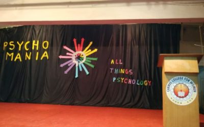 THE DEPARTMENT OF PSYCHOLOGY, ORGANIZED A PSYCHOLOGY FAIR