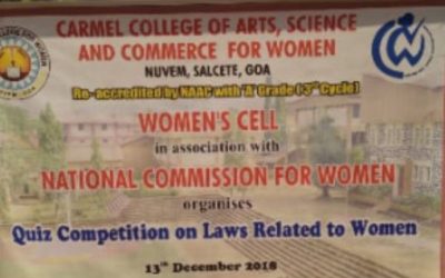 QUIZ COMPETITION ON “LAWS RELATED TO WOMEN “