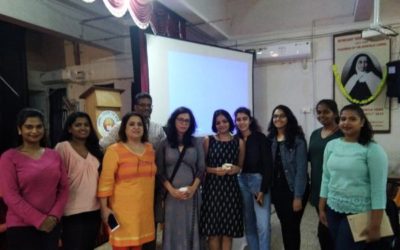 SAMHITA ARNI AND PRIYA KURIYAN AT CARMEL COLLEGE