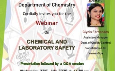 A NATIONAL LEVEL WEBINAR ON ‘CHEMICAL AND LABORATRY SAFETY’