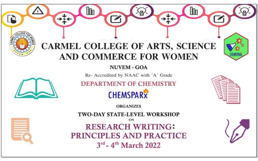 TWO-DAY STATE LEVEL WORKSHOP ON RESEARCH WRITING: PRINCIPLES AND PRACTICE