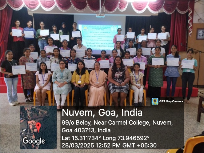 ADD-ON CERTIFICATE COURSE FUNDAMENTAL LABORATORY TECHNIQUES IN FOOD CHEMISTRY