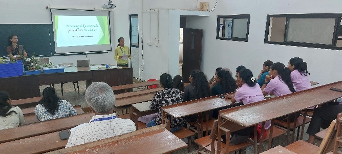 ‘Career Orientation in Botany: My Entrepreneurial Journey with Prakrtiveda Ecosolutions’  By Mrs. Shubra Prabhu Chodnekar