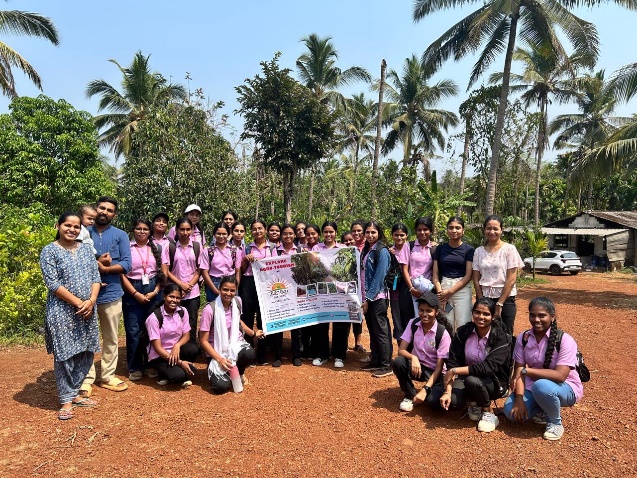 F.Y. Botany (SEC) Field Study Trip to RasRaj Goa Farms, Mollem