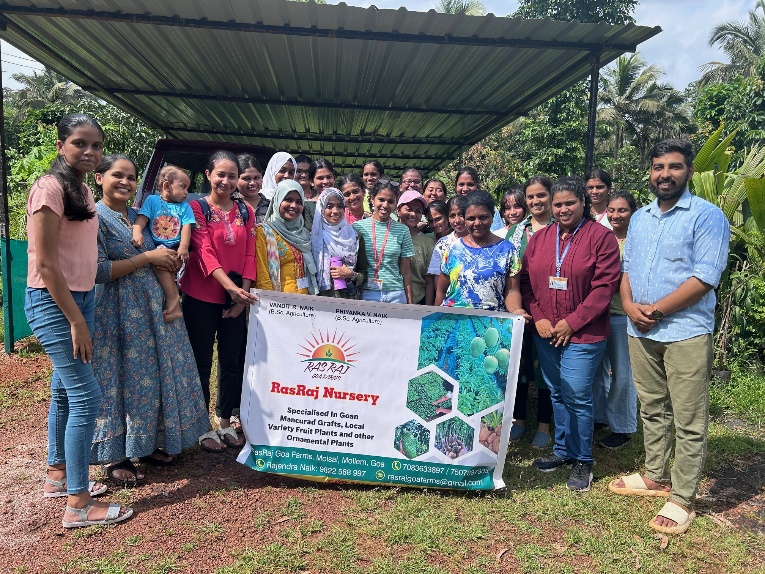 Major/SEC Sem. I Field Study Trip to RasRaj Goa Farms, Mollem