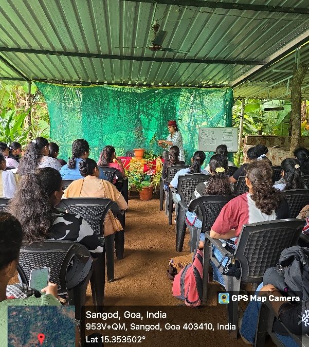 S.Y. Botany (MC) Field Study Trip to RasRaj Goa Farms, Mollem