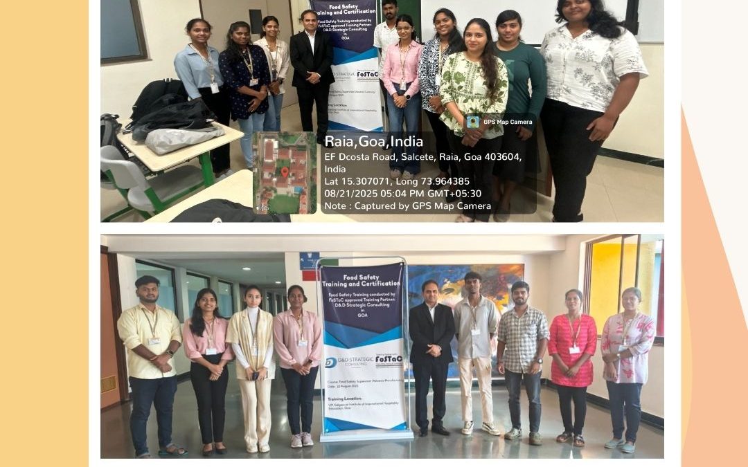 Students of Postgraduate Department of Food Technology (PGFT) obtain FoSTaC Certification to boost their job profile!