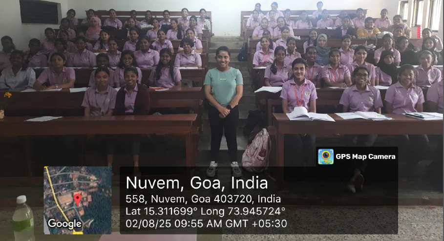 Guest Lecture on “Charting the CA Journey: Practical Insights into the World of Auditing” by  Ms. Apoorva Mandrekar