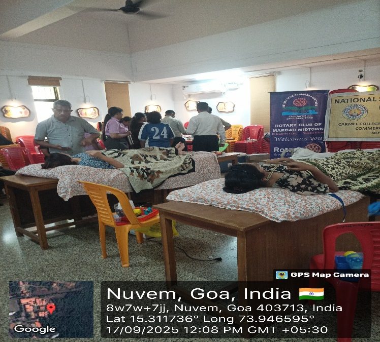 Blood Donation Camp at Carmel College