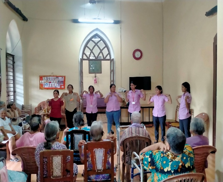 Visit to Old Age Home