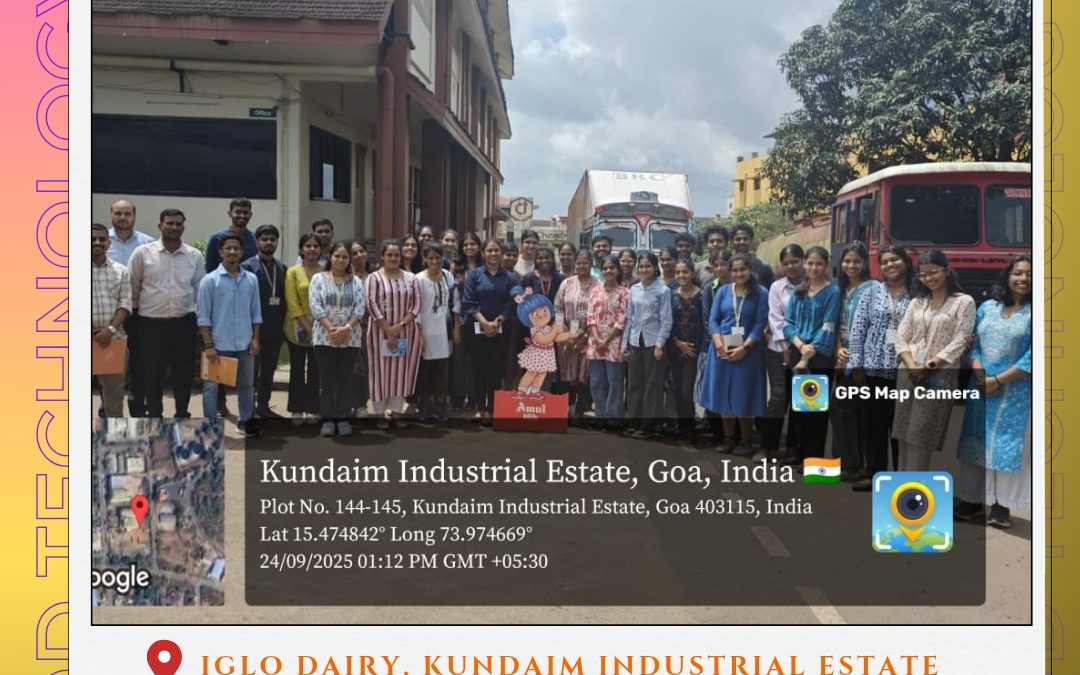 Field Trip to Iglo Amul Dairy, Kundaim