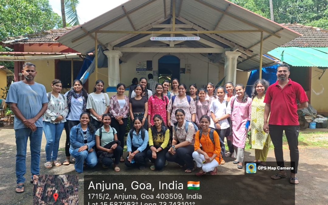 Field Trip to Rehabilitation centre Anjuna and Thivim.