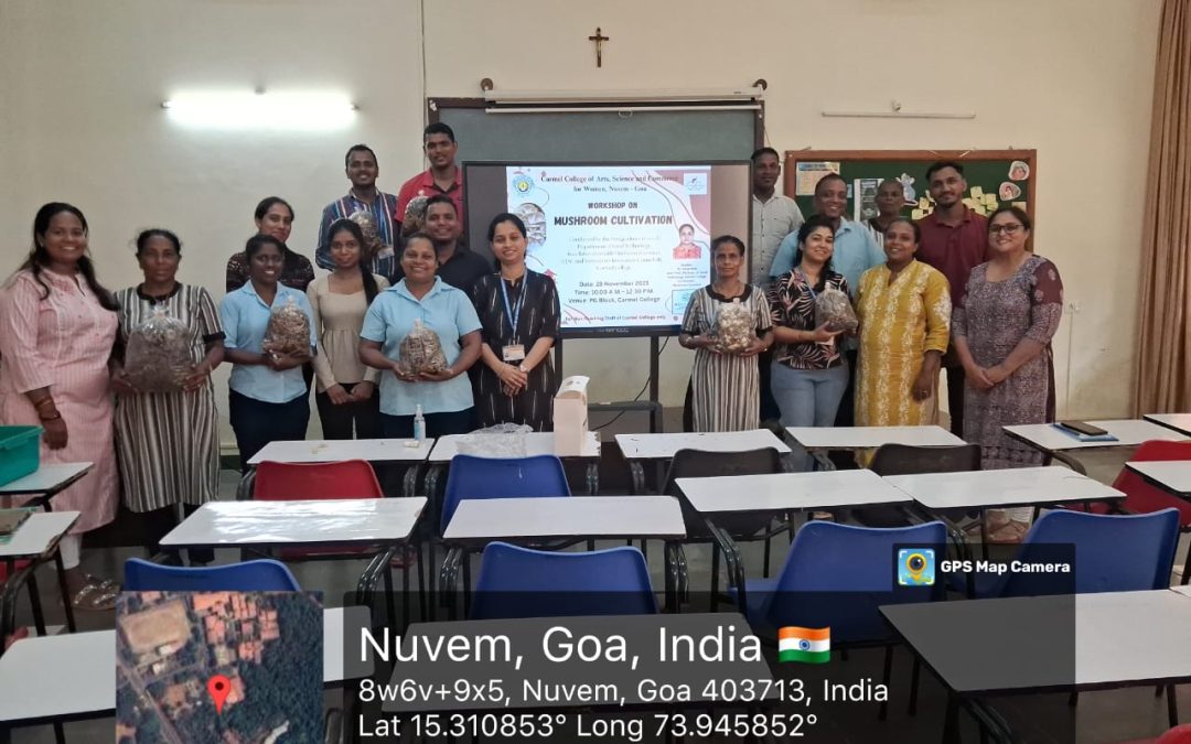 Workshop on Mushroom Cultivation (for non-teaching staff of Carmel College)