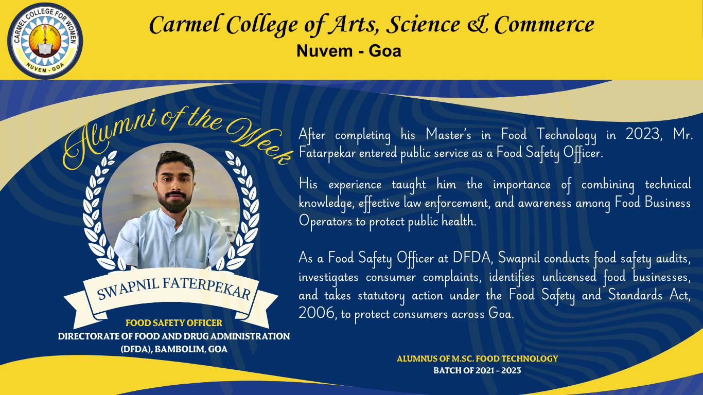 Alumni of the Week - Swapnil Faterpekar